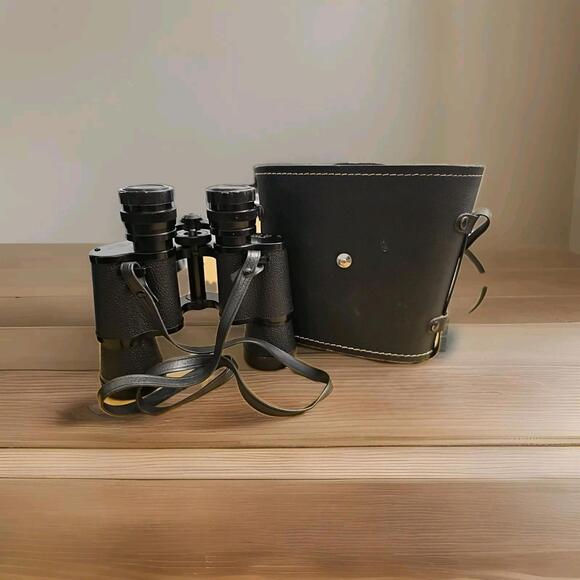 VINTAGE KALIMAR BINOCULARS W/ CASE 7 X 35. FULLY COATED OPTICS. FIELD 65° JAPAN - Picture 1 of 8